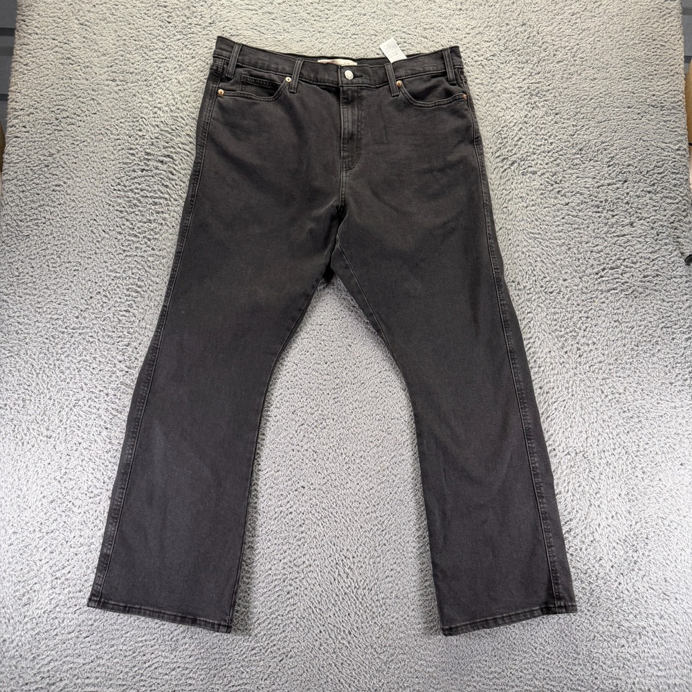 Signature by Levi's Jeans Womens 14 Black Cotton Denim‎ Bootcut Workwear Stretch
